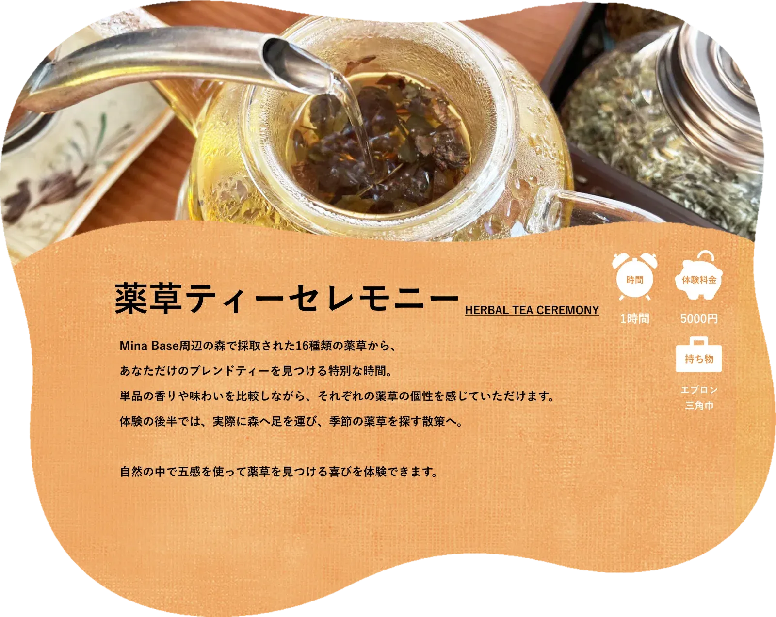 薬草ティーセレモニーの詳細画像
