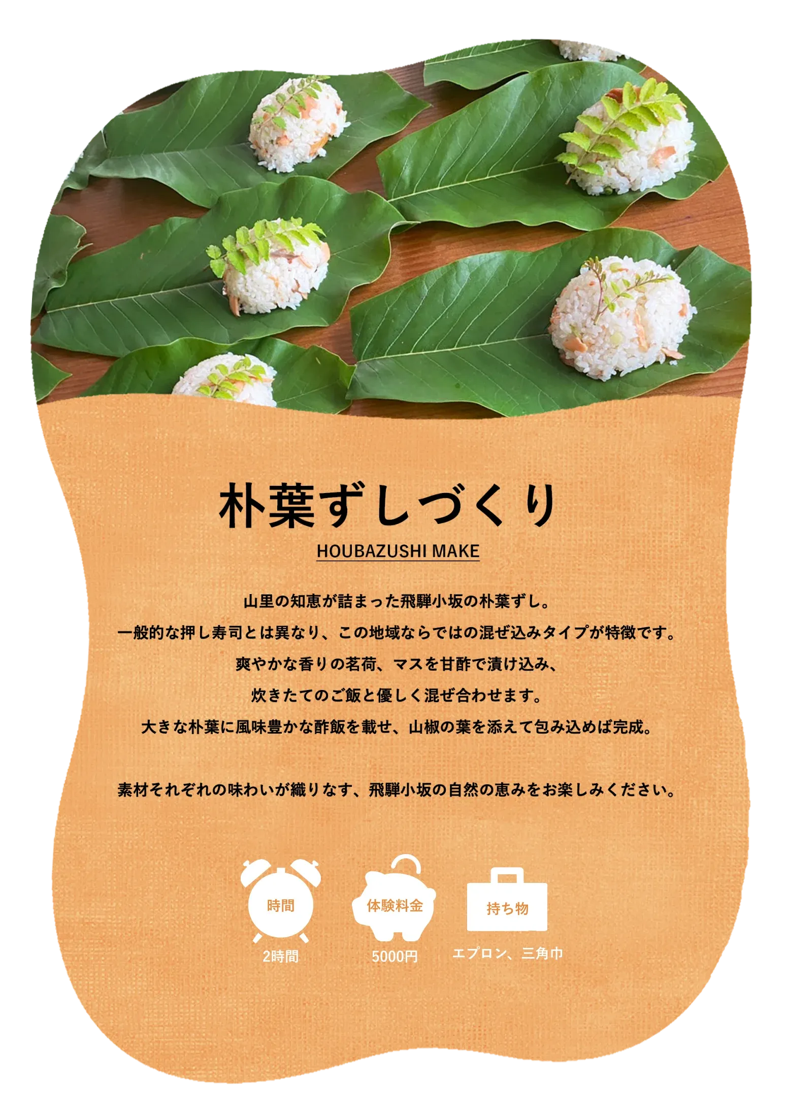 朴葉ずしの詳細画像（スマホ版）