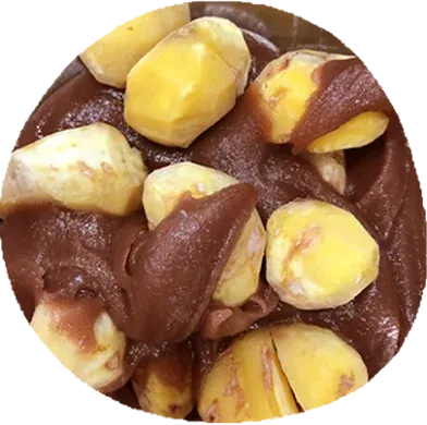 栗よせ作りの様子